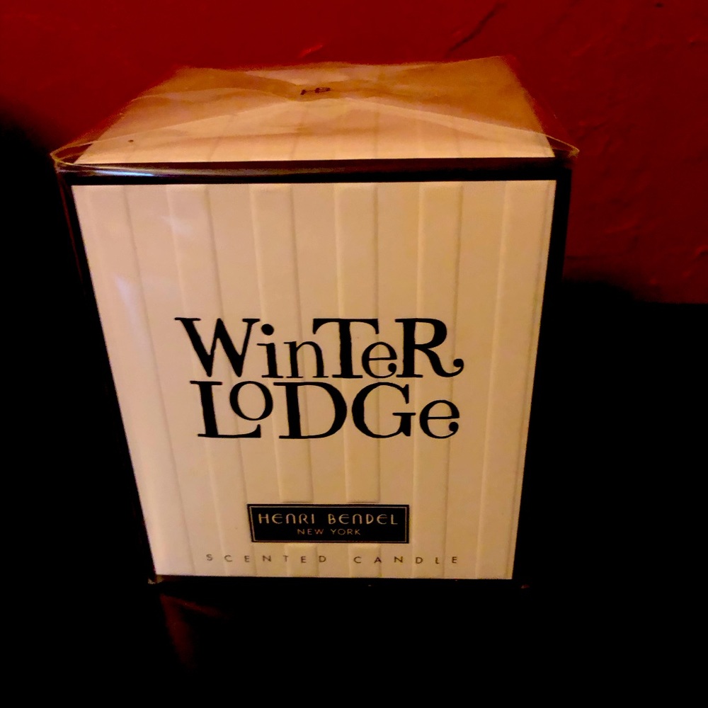Henri Bendel Winter Lodge Candle RARE